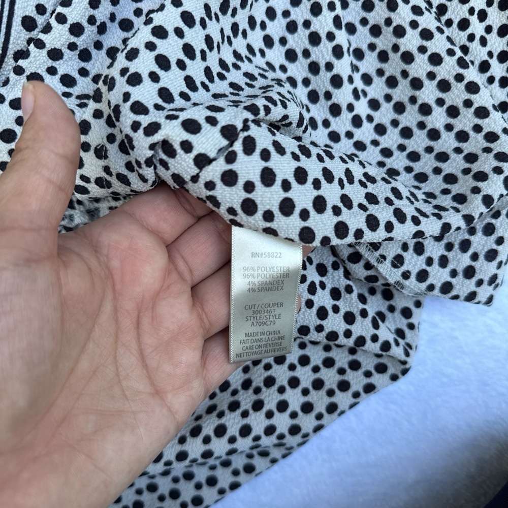 MAX STUDIO  women’s black and white sleeve 3/4 size XL - Picture 4 of 12